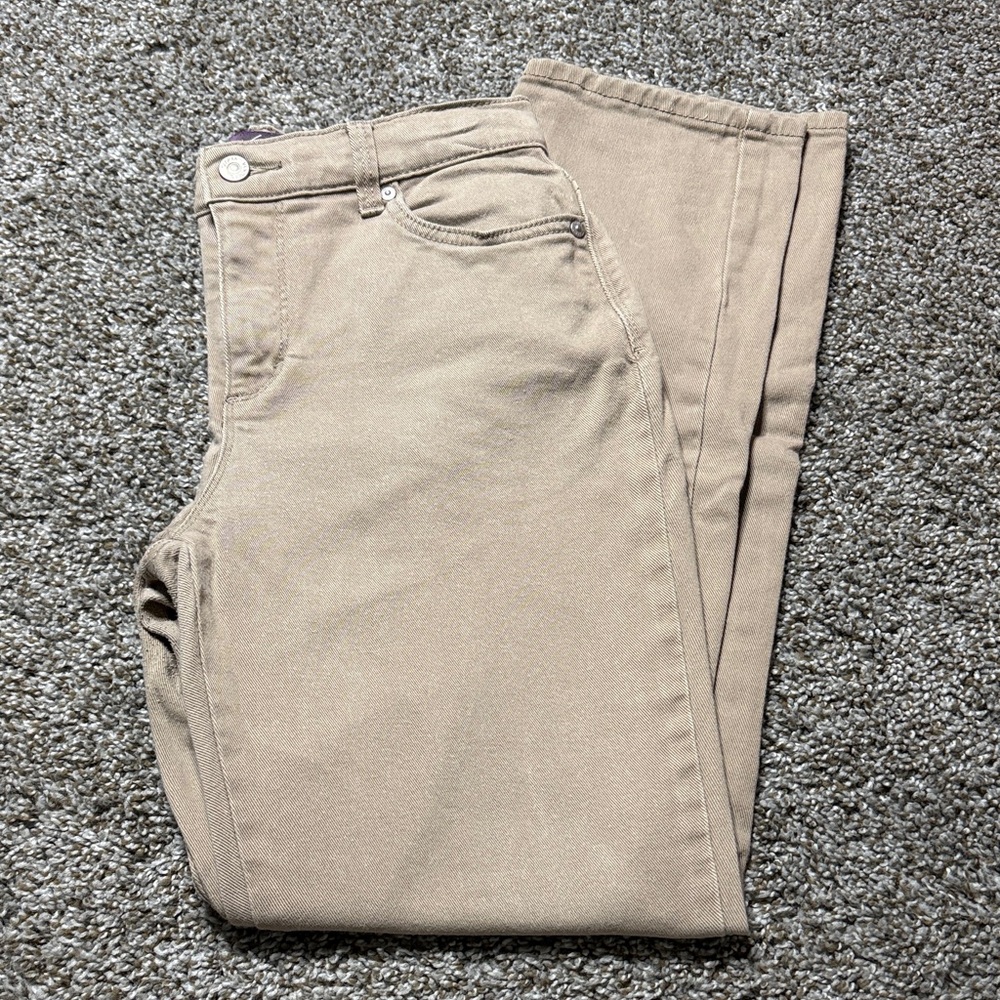 Gloria Vanderbilt Women's Straight Leg Jeans in Tan